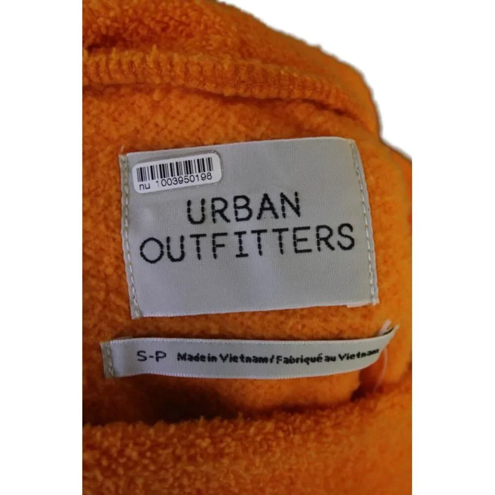 Urban Outfitters Womens High Neck Pullover Sweatshirt Top Orange Size S